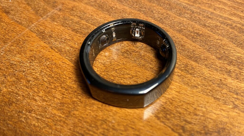 oura ring sensors generation 3 up close